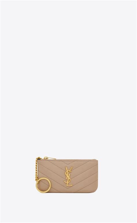 schlüsselanhänger ysl bär|CASSANDRE MATELASSÉ key pouch in smooth leather .